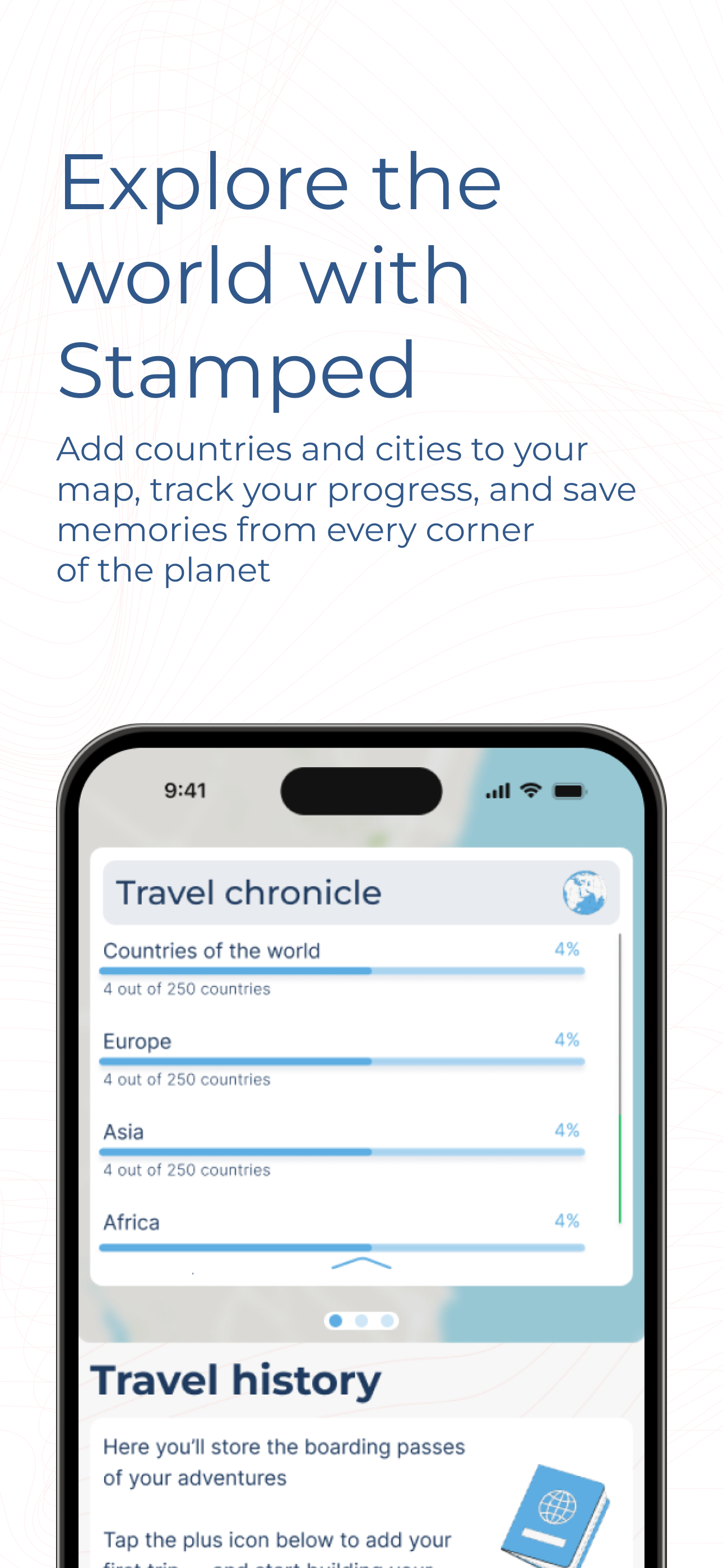 Stamped Travel - Screenshot 4 showing product features and functionality