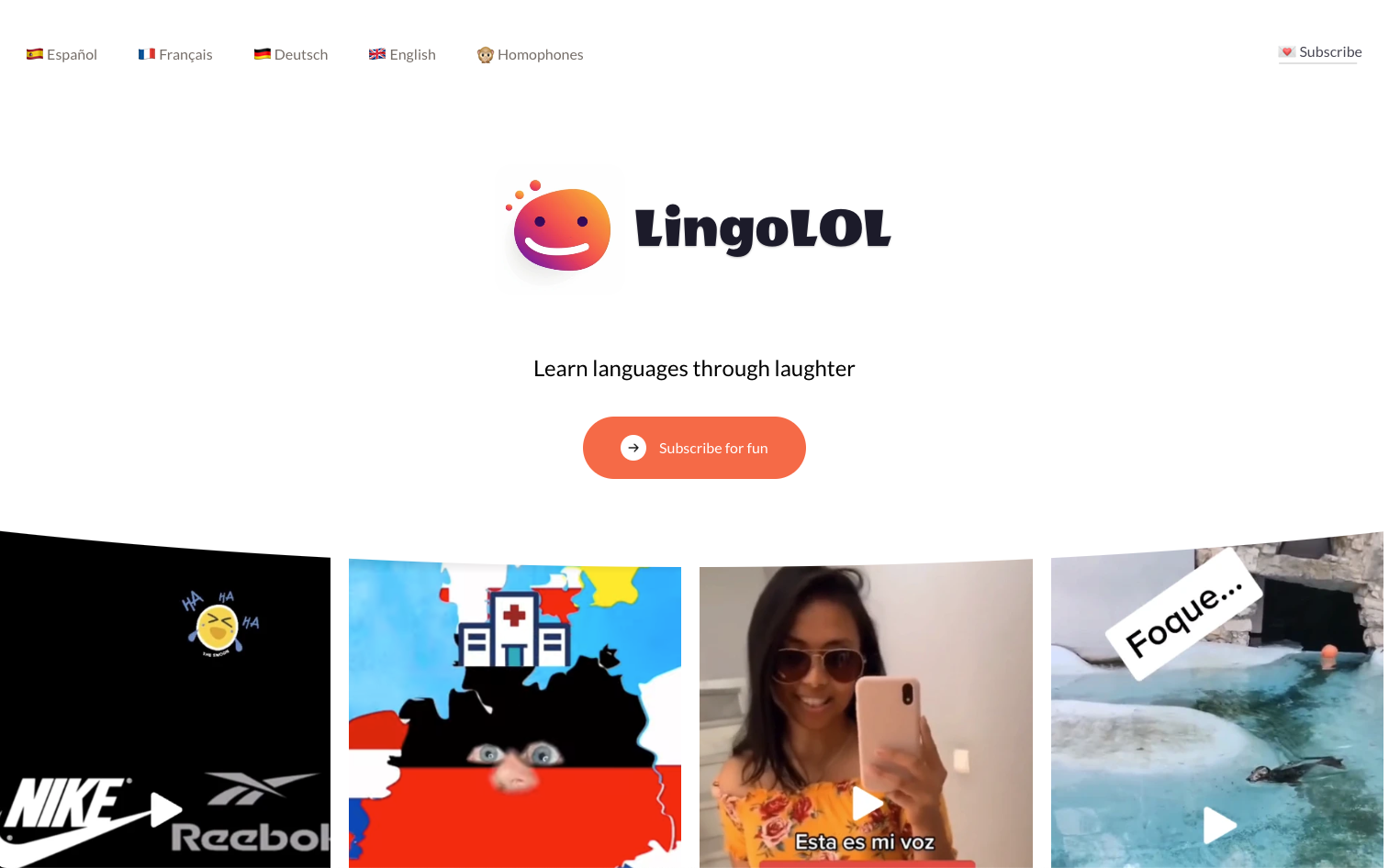 startuptile Lingolol-Learn languages while you laugh with TikTok stars