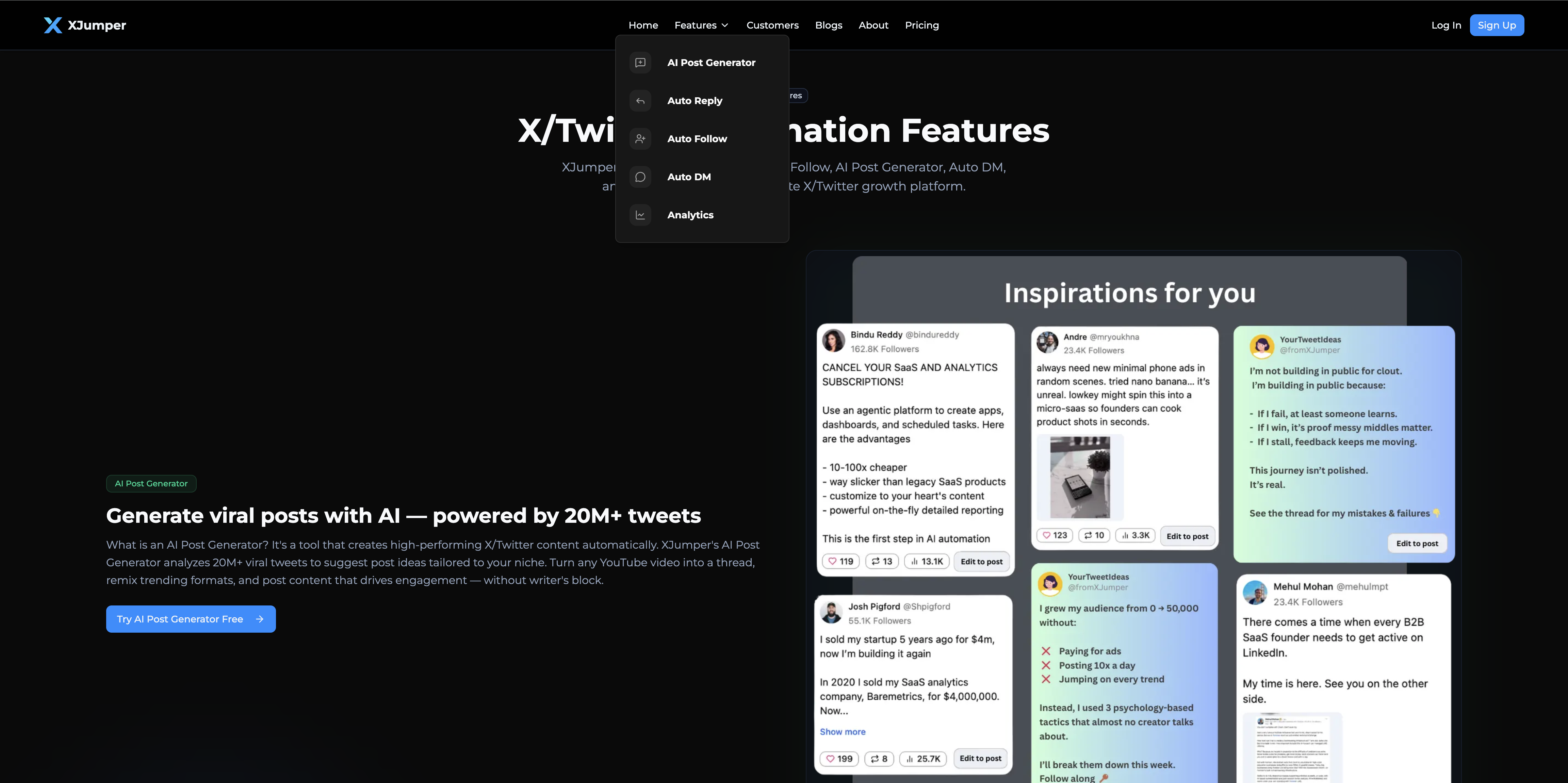 XJumper - Screenshot 2 showing product features and functionality