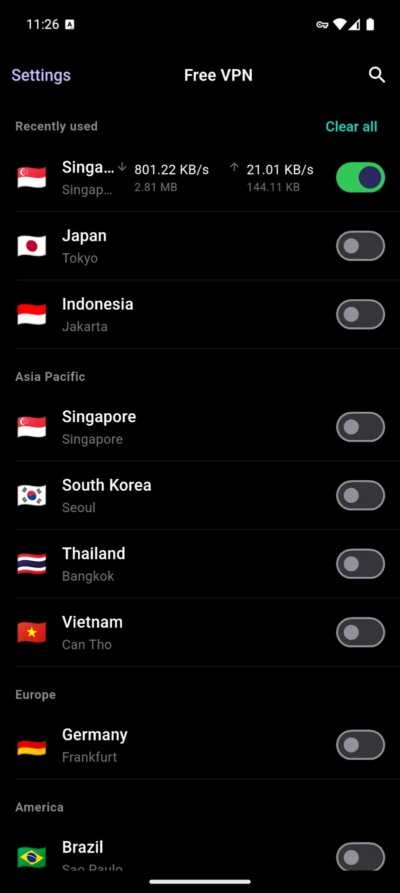Free VPN screenshot 11
