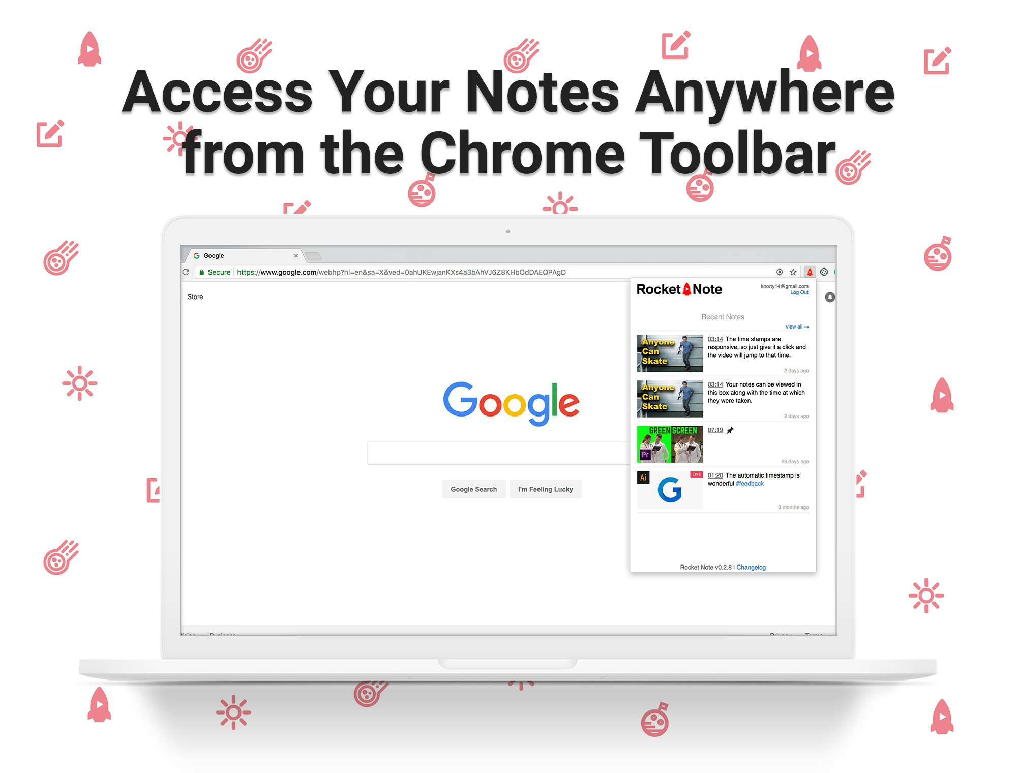 Rocket Note Panel Rocket Note - pick.tools - Pick smarter, build faster.