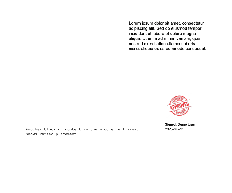 Stampdf - Akıllı otomatik konumlandırma ile güvenli, PDF damgalama medya 4