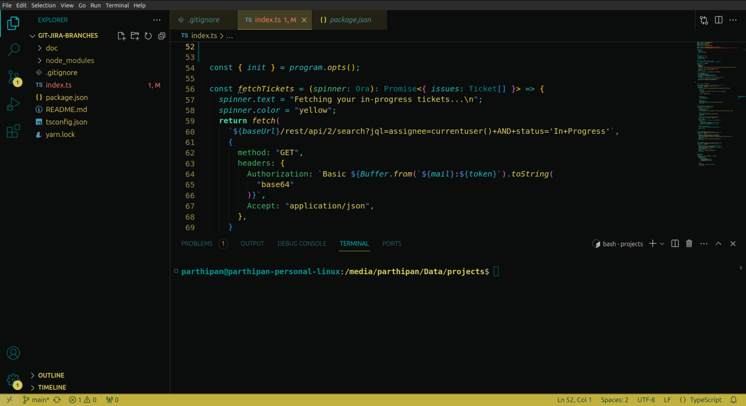 अंधेरा सुबह - प्रमुख काले और पीले रंगों के साथ एक vscode डार्क थीम मीडिया 2
