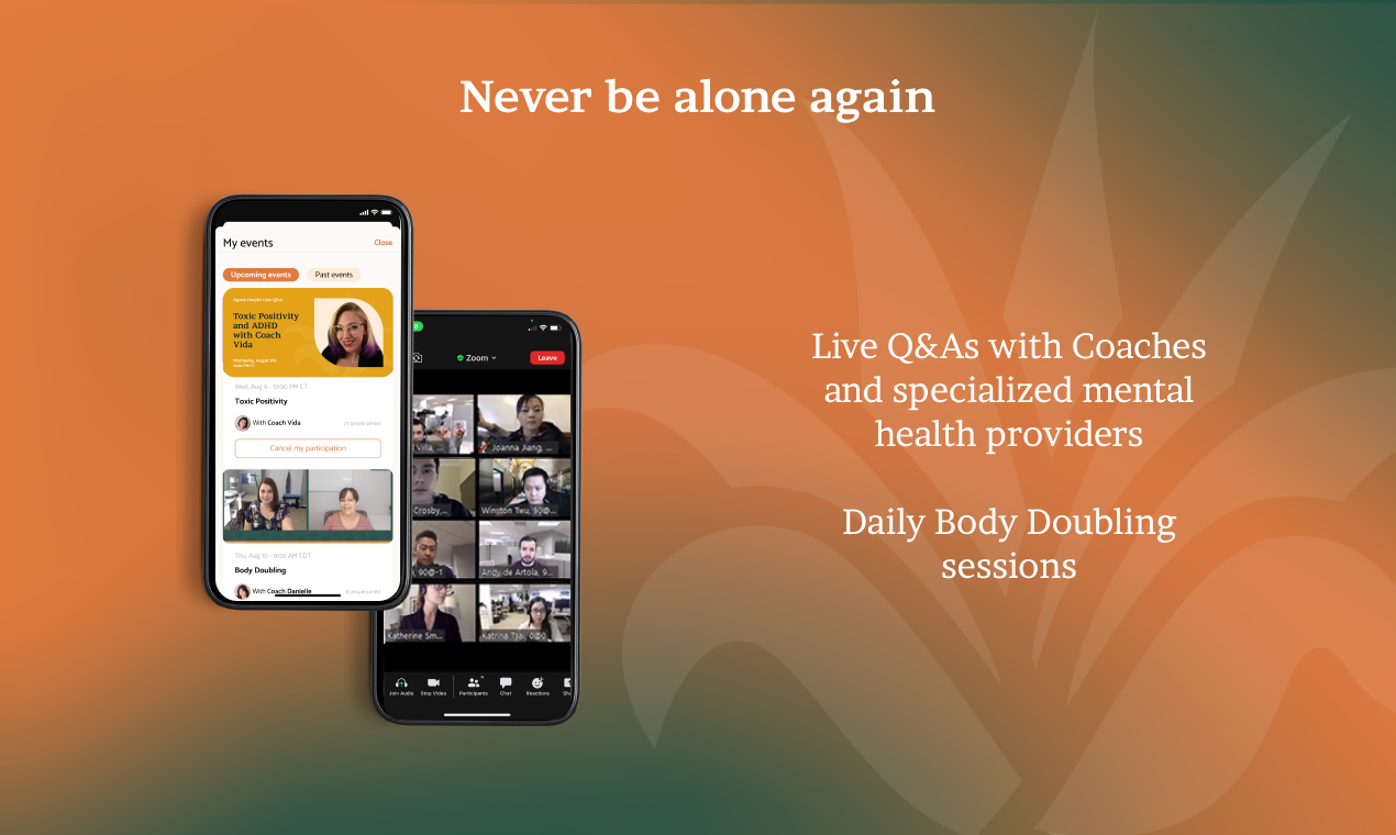 Agave Health (Android 앱) - ADHD를 가진 성인을위한 최초의 가상 클리닉 미디어 5