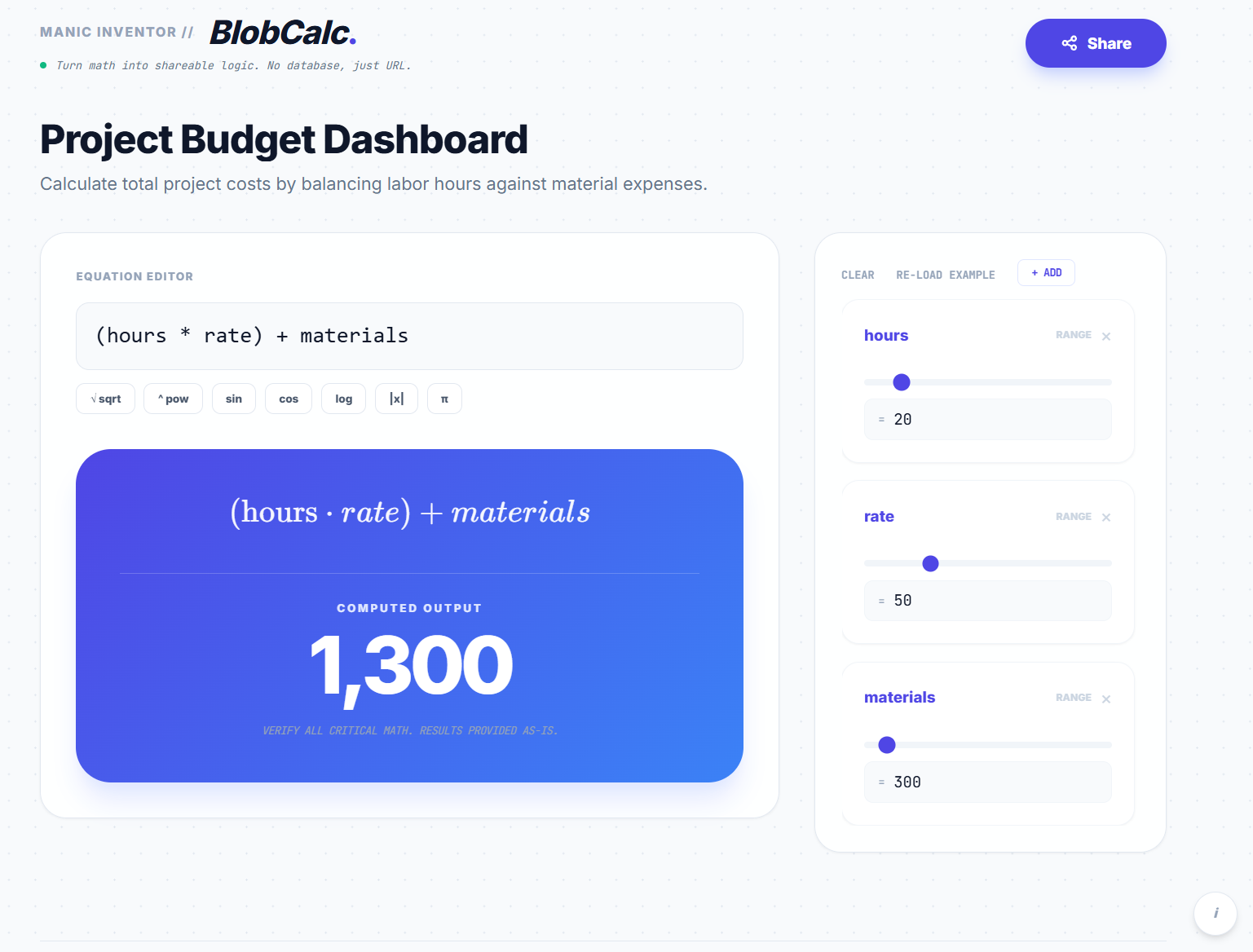 BlobCalc gallery image