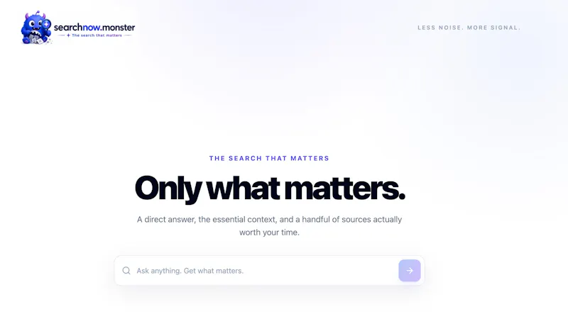 SEARCH NOW MONSTER screenshot 1