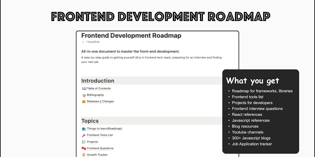Ultimate Frontend Development Roadmap: Roadmap to master frontend ...