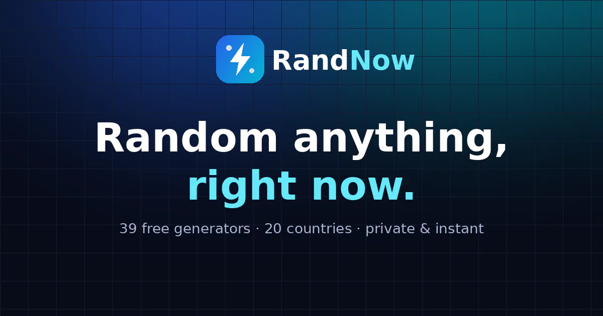 RandNow gallery image