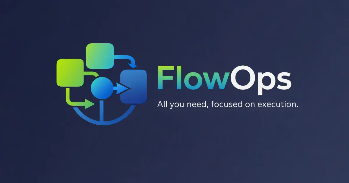 FlowOps のプロダクトバナー