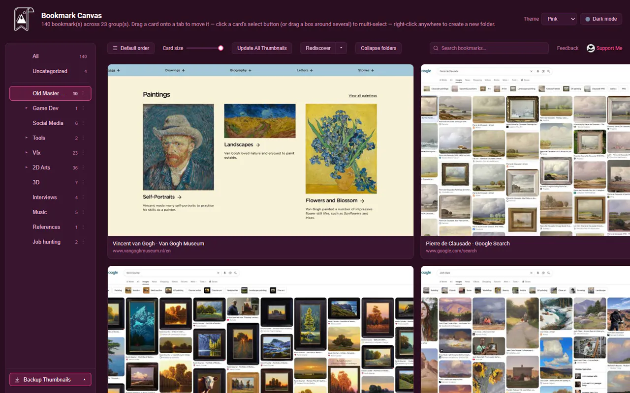 Bookmark Canvas gallery image