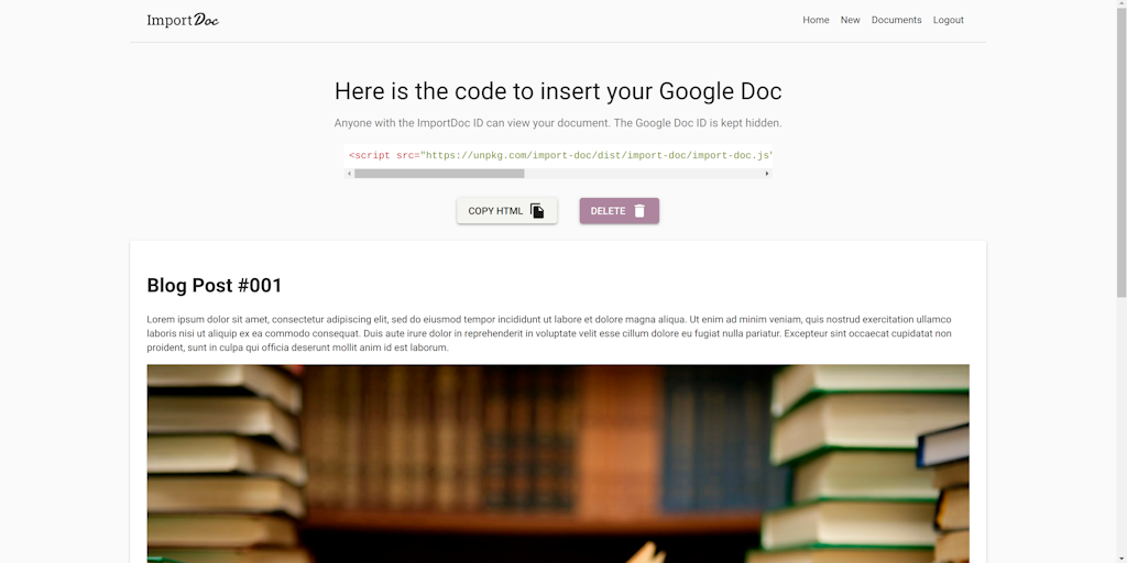 ImportDoc Image