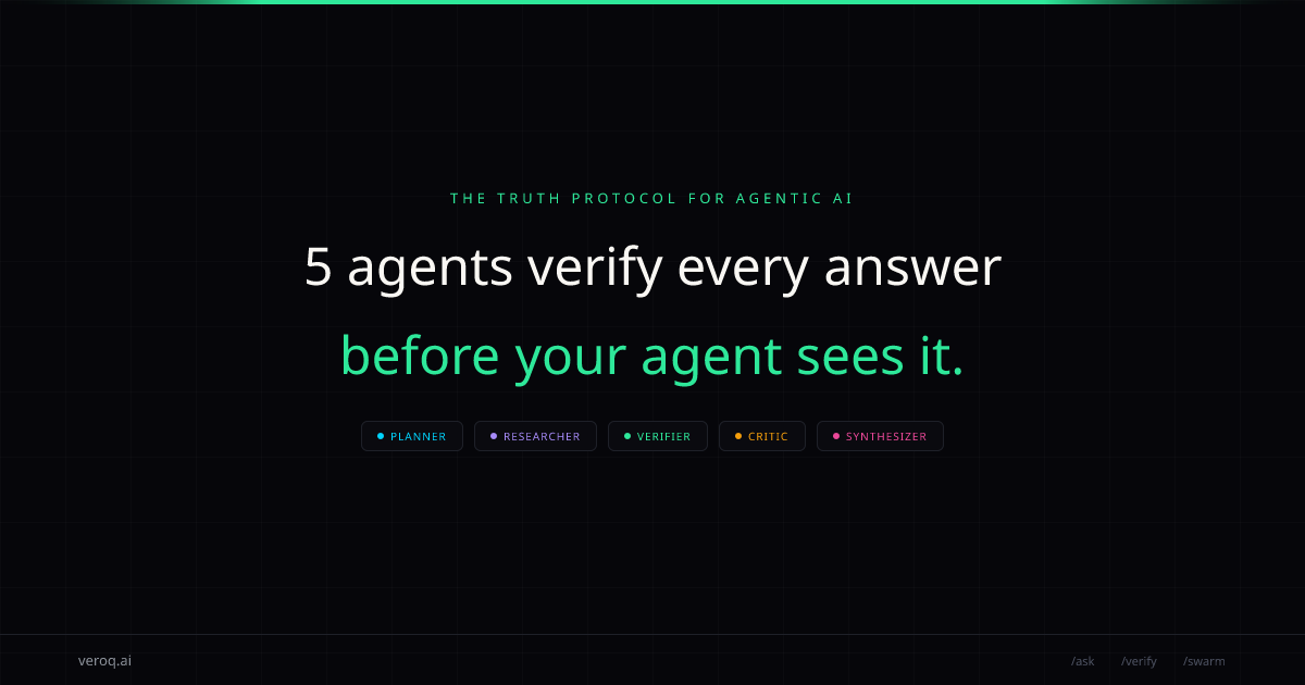 VEROQ — Stop Shipping Hallucinations gallery image