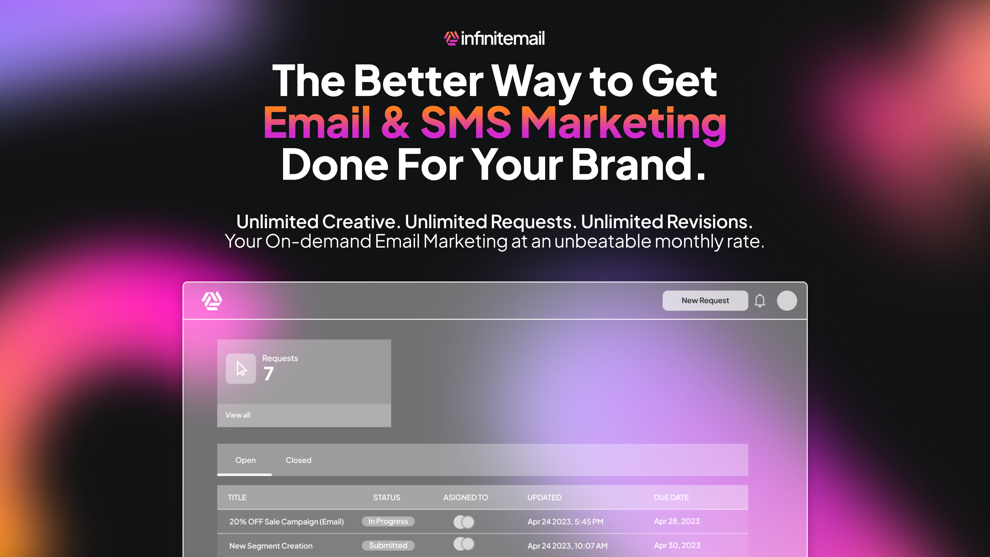 startuptile Infinitemail-The better way to get email marketing done for your brand