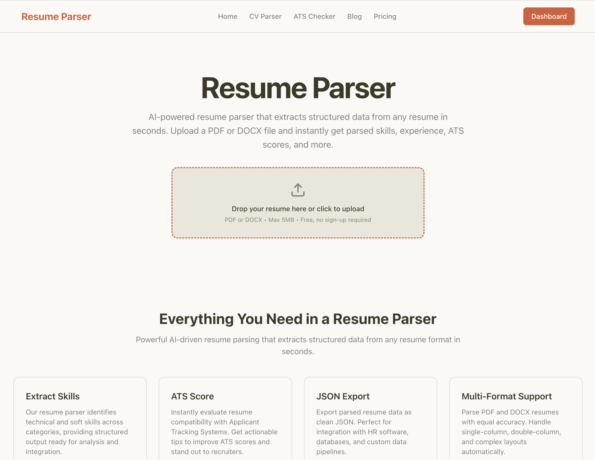 Resume Parser gallery image