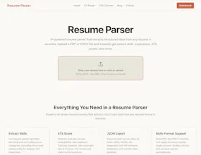 Resume Parser gallery image