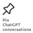 Pinnable ChatGPT