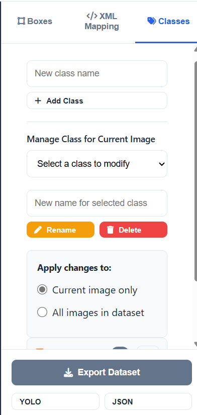 Dataset Annotation Editor & Labeling - Main product screenshot demonstrating key features and user interface
