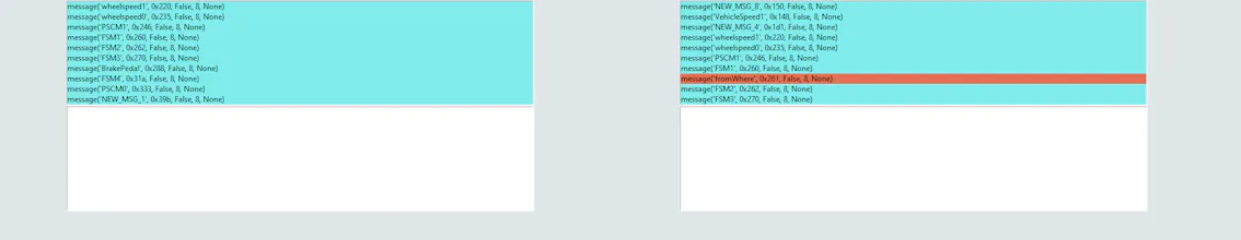 CAN DBC Compare tool gallery image