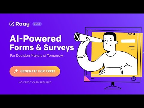 startuptile Raay-Create and analyze forms & surveys using AI