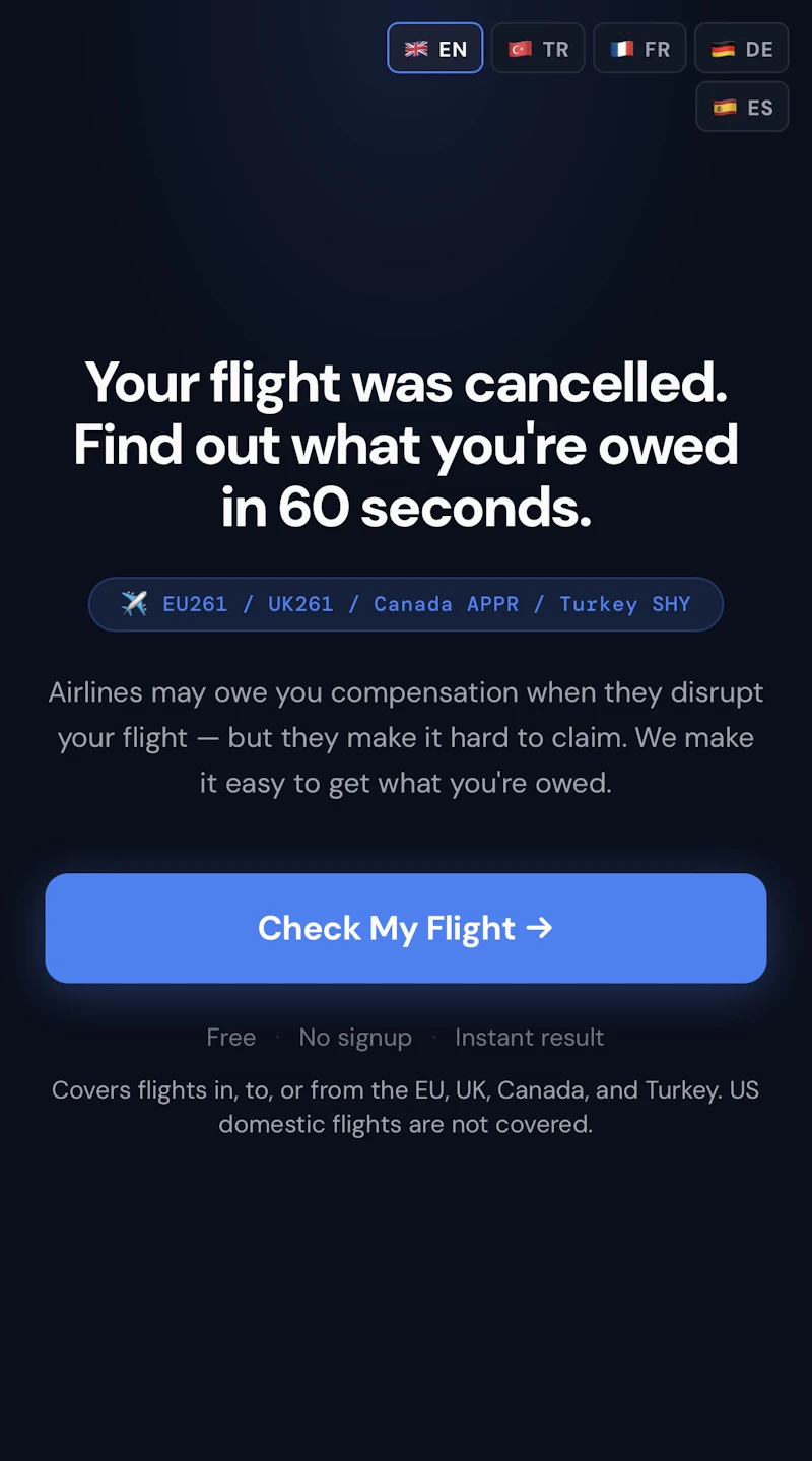 FlightComp screenshot 1