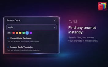 PromptDeck- AI Prompt Manager gallery image