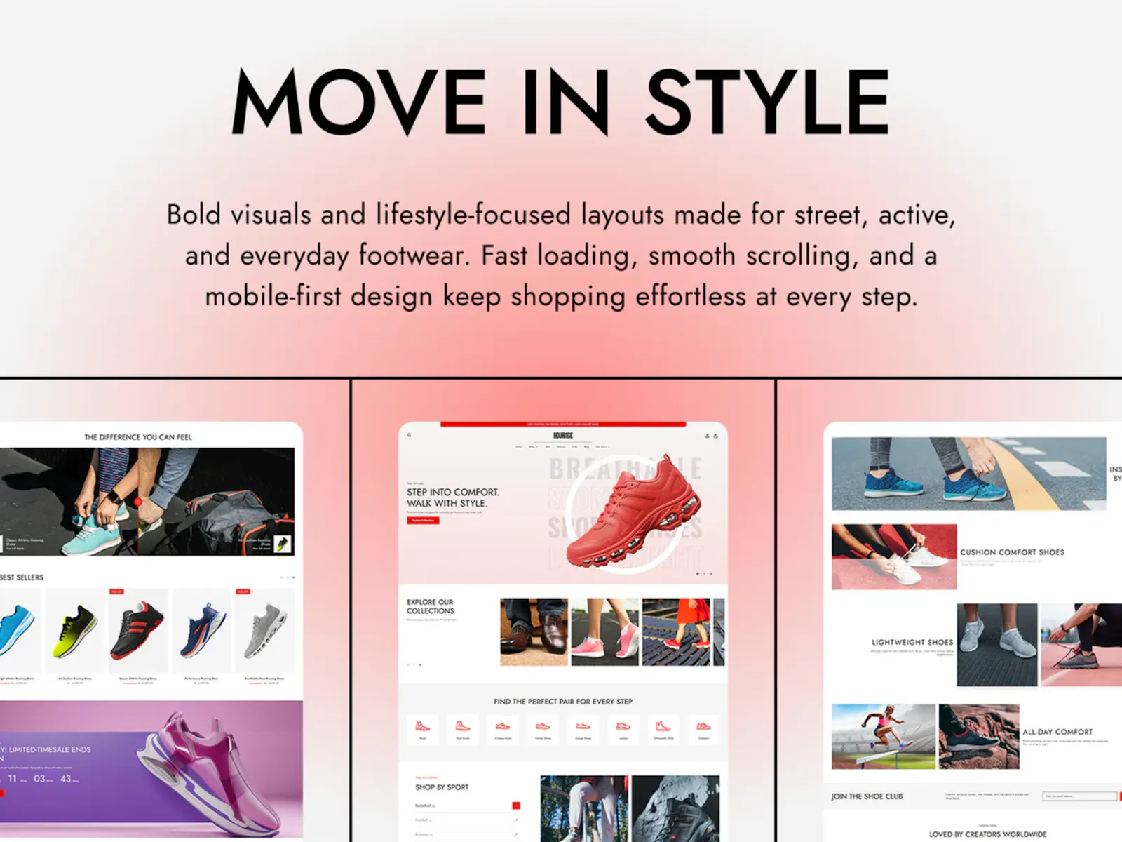 Advance Shoes Shopify Theme screenshot 2