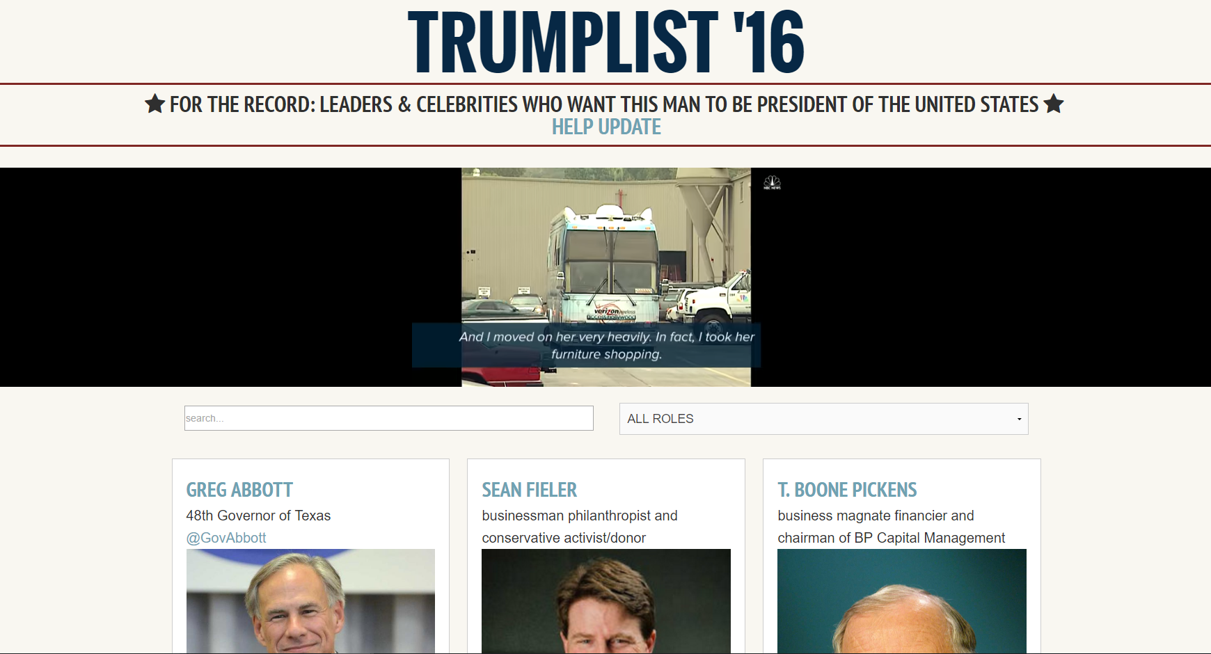 TrumpList