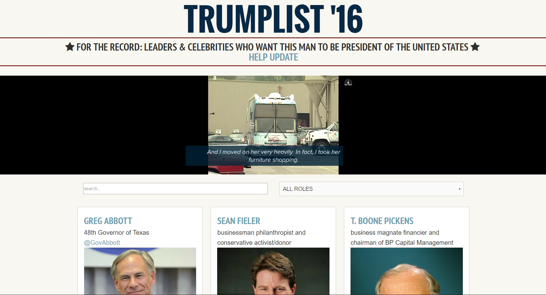 TrumpList