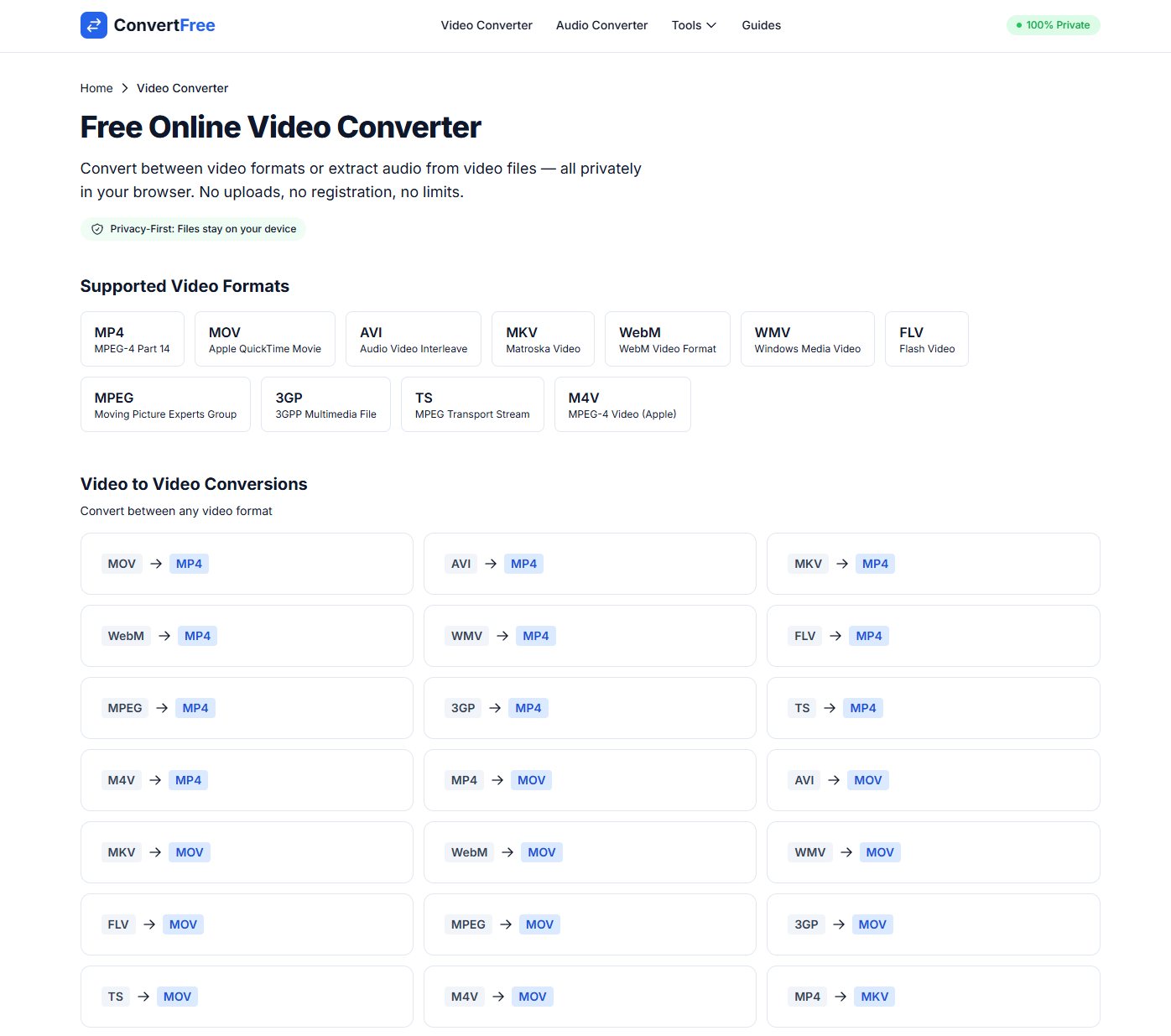 ConvertFree - Screenshot 2 showing product features and functionality