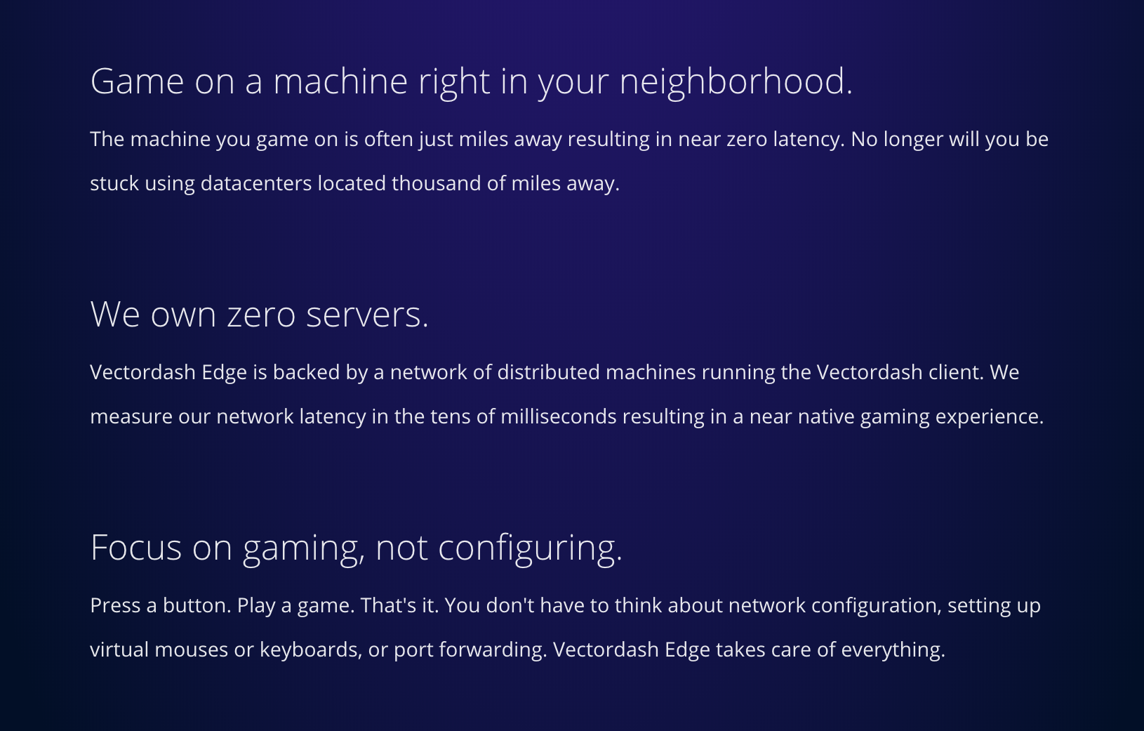 Vectordash Edge gallery image