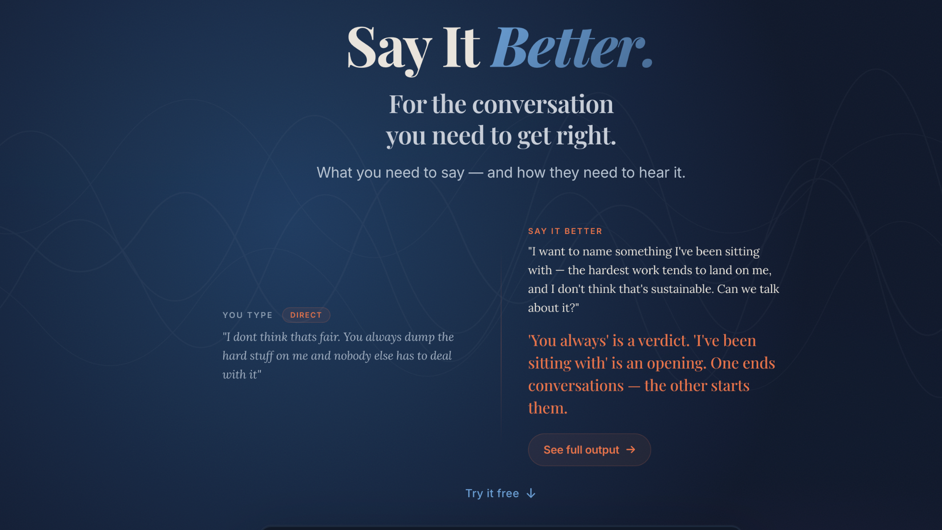 Say It Better - Screenshot 5 showing product features and functionality