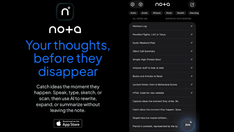 Nota: AI Notes & Voice screenshot 2