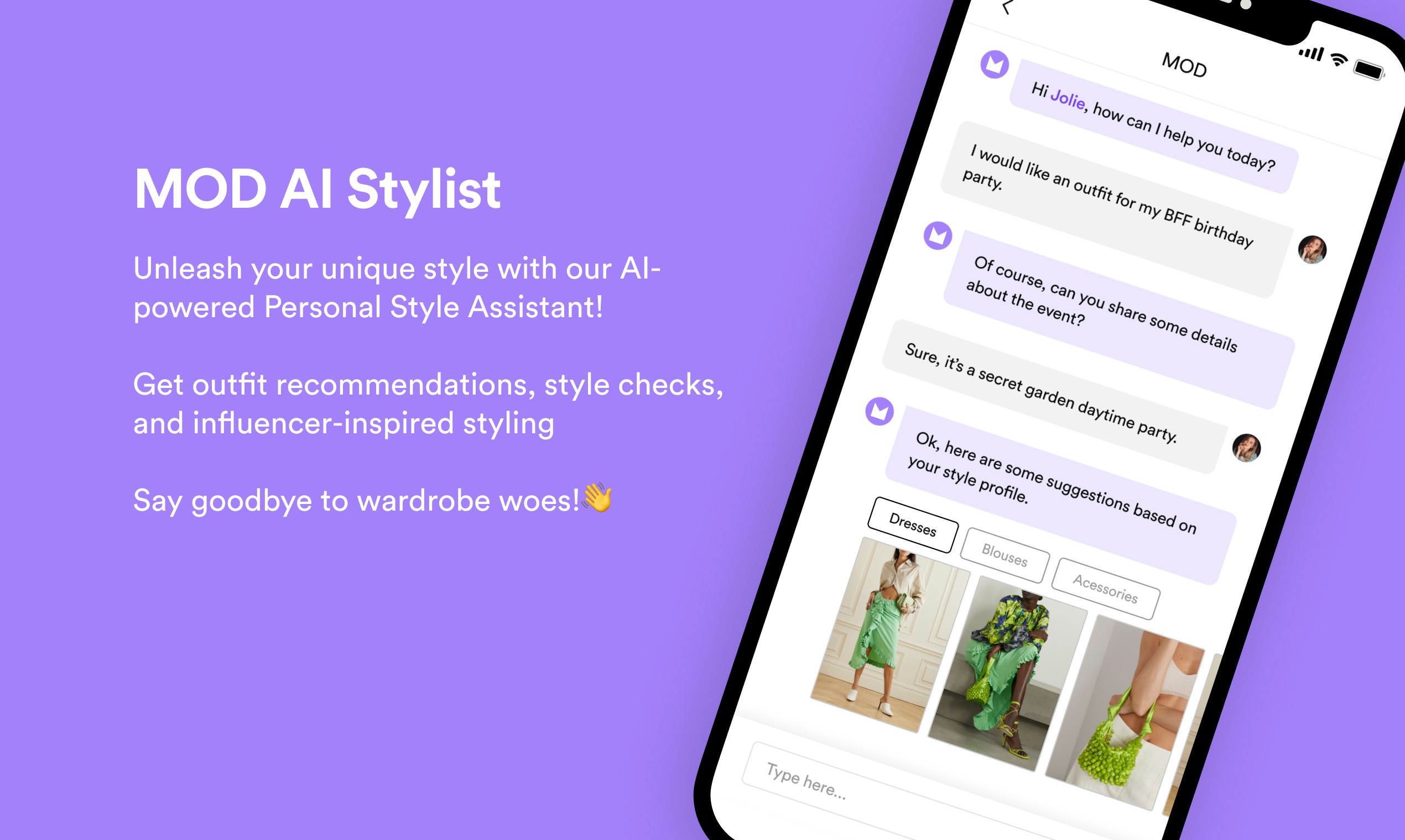 Sie haben einen Stylisten - KI-betriebener Personal Stylist Medien 2