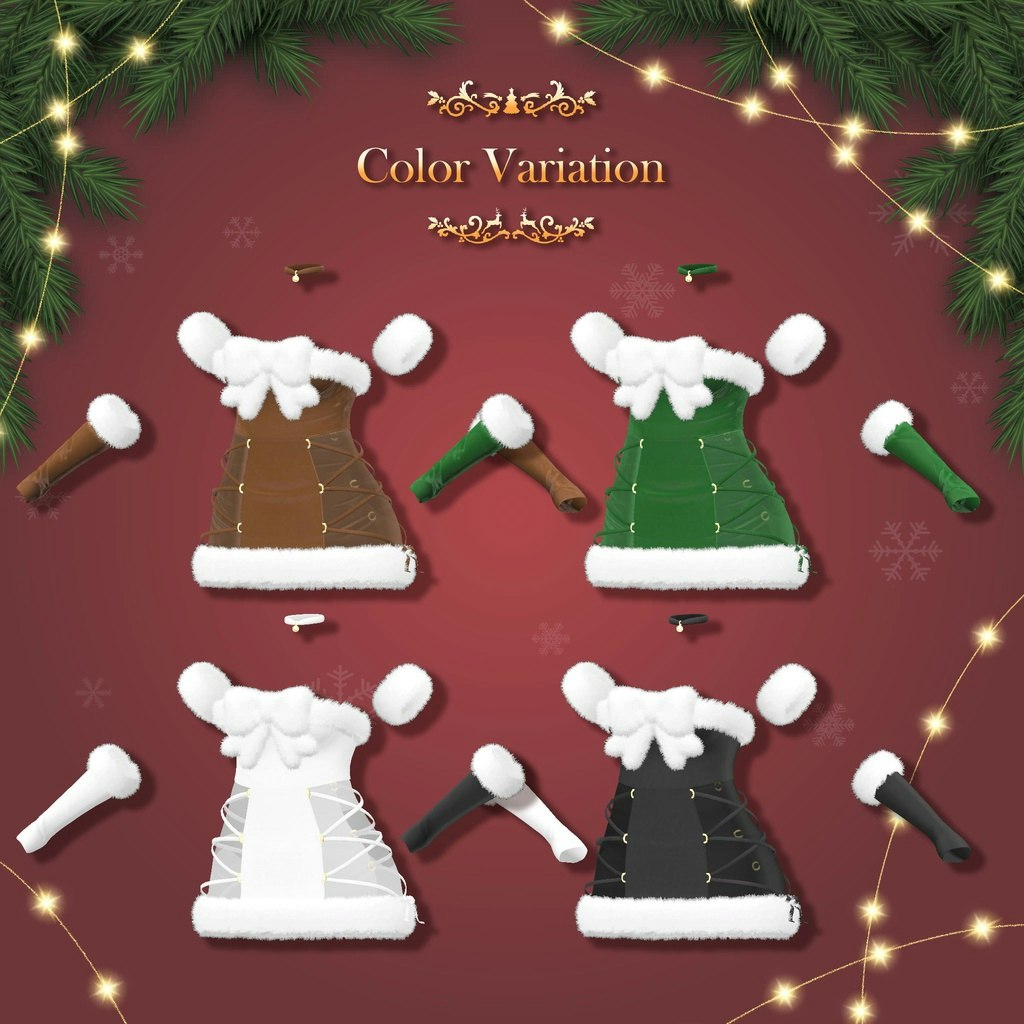 Moe Christmas Santa Girl VRC 3D Item! media 8