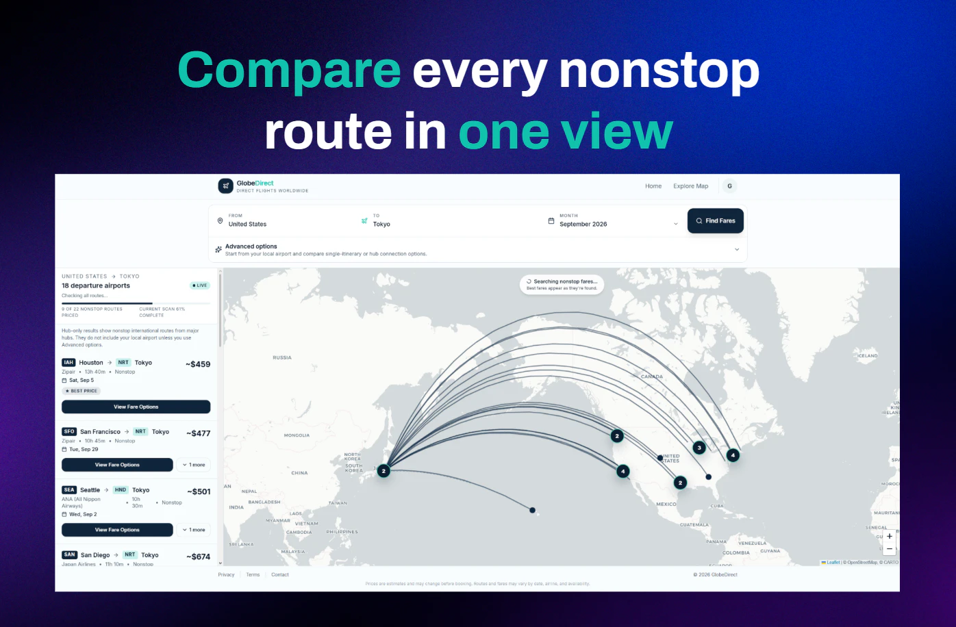 GlobeDirect screenshot 2