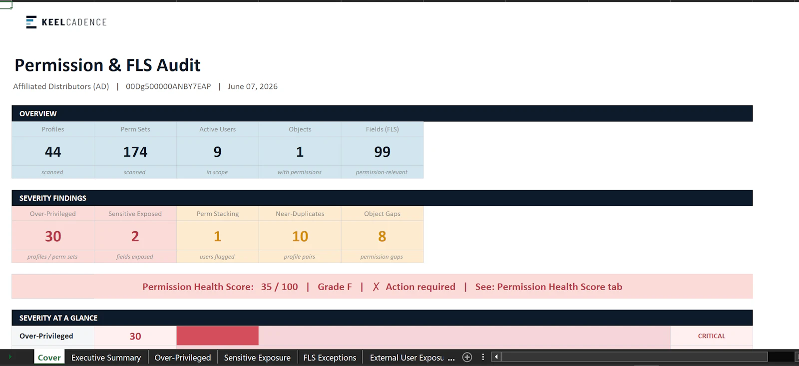 KeelCadence Permission & FLS Audit screenshot 8
