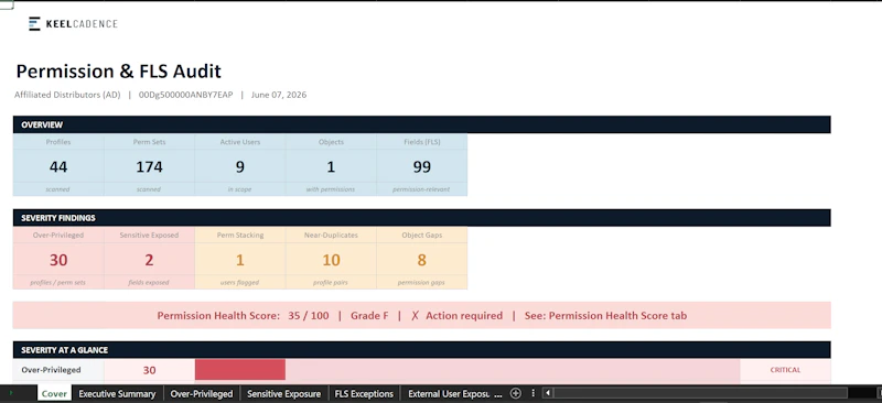 KeelCadence Permission & FLS Audit screenshot 8
