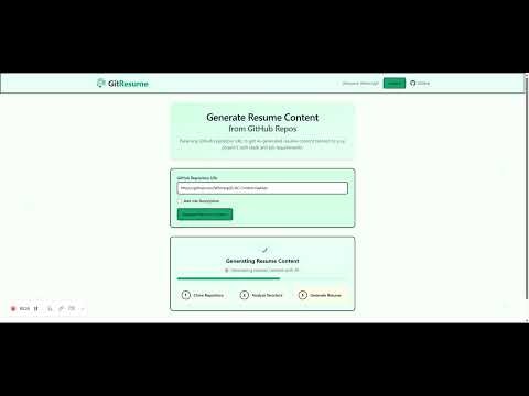 GitResume gallery image