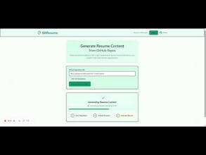 GitResume gallery image