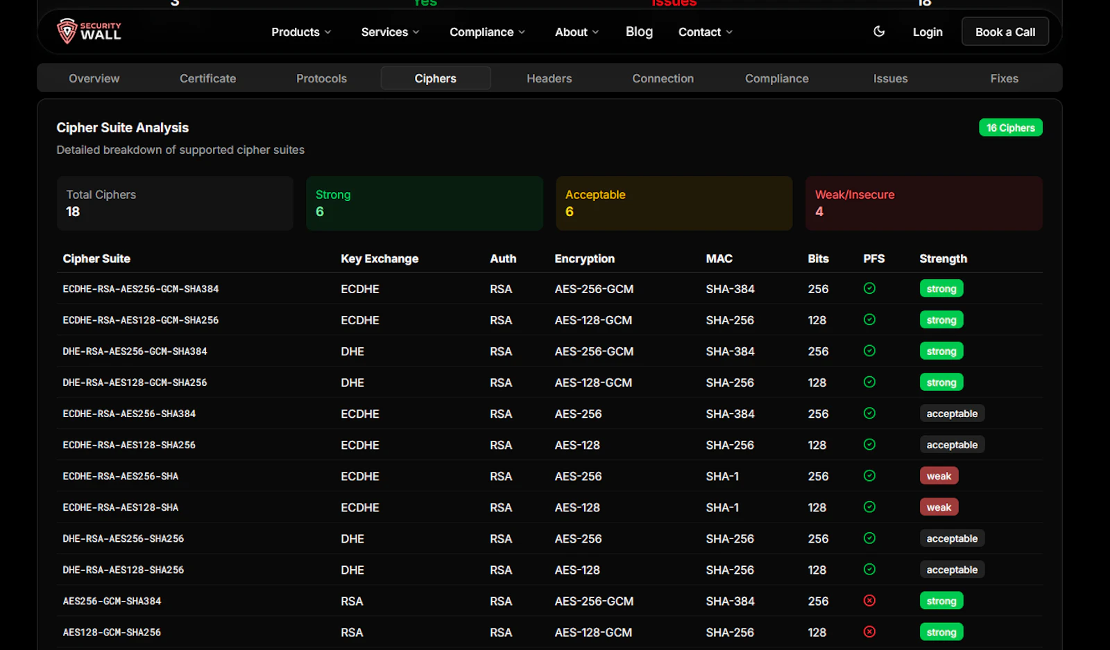 SSL Scanner & SSL Vulnerability Scanner screenshot 3