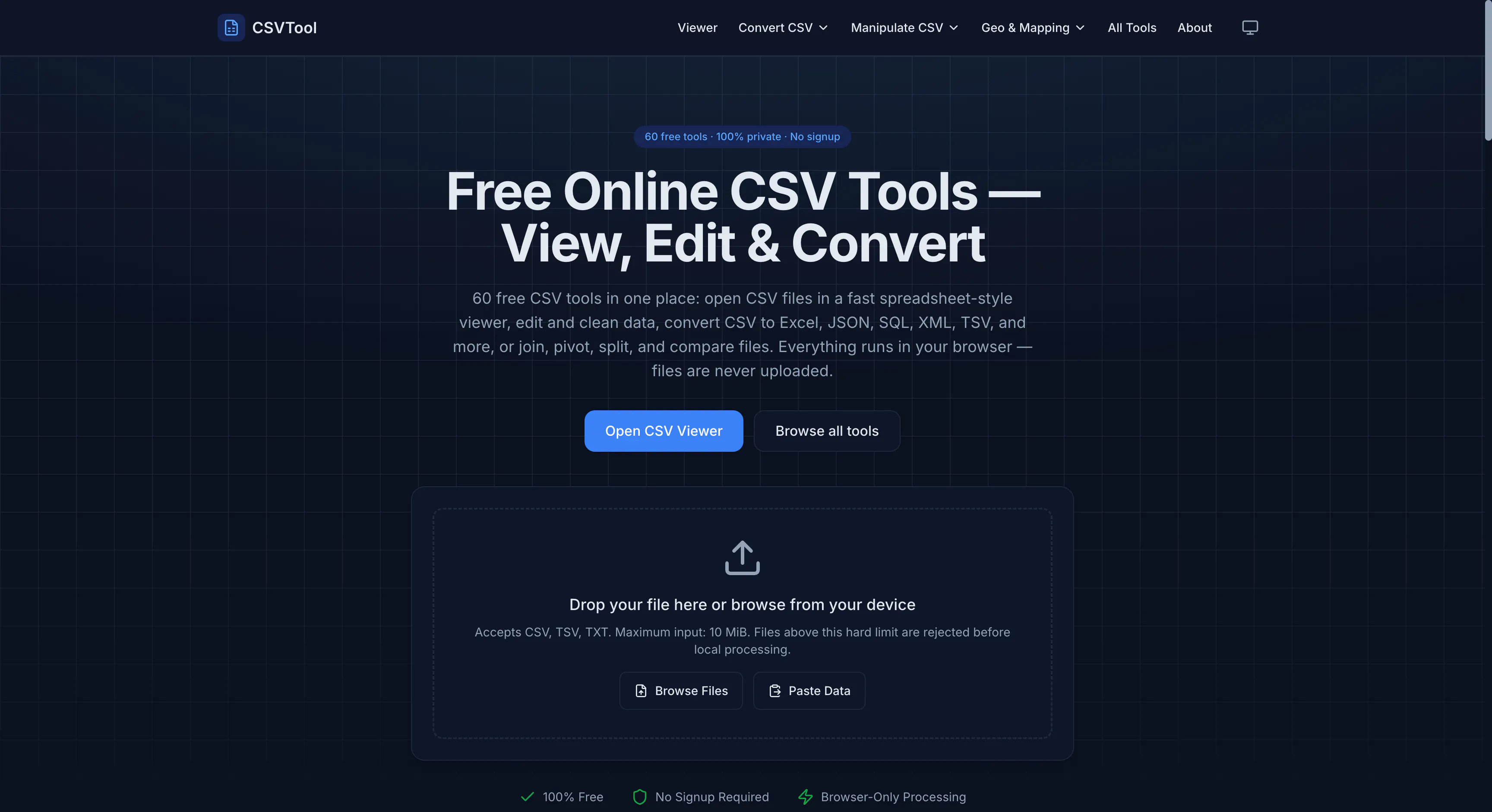CSVTool.io gallery image