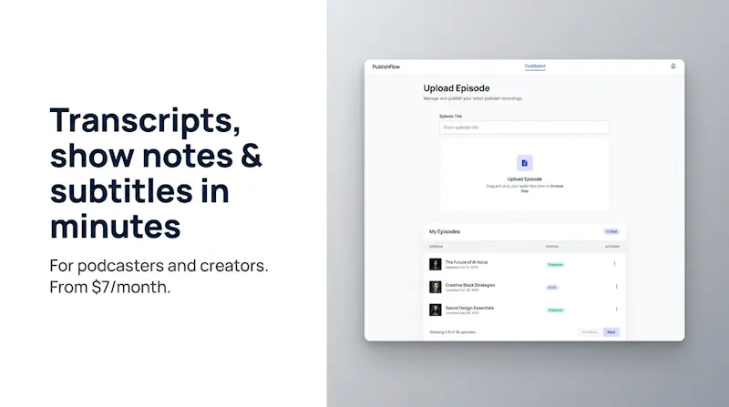 PublishFlow screenshot 1