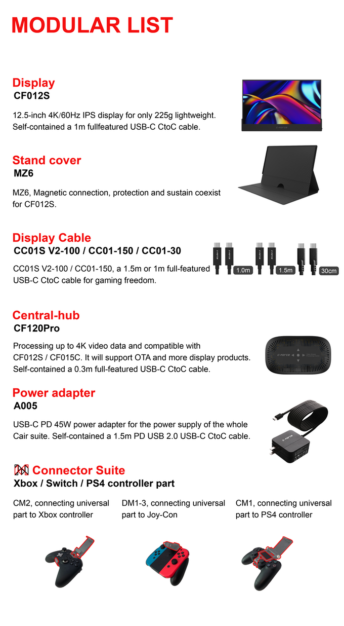 C-air - thinnest 4K handheld display gallery image