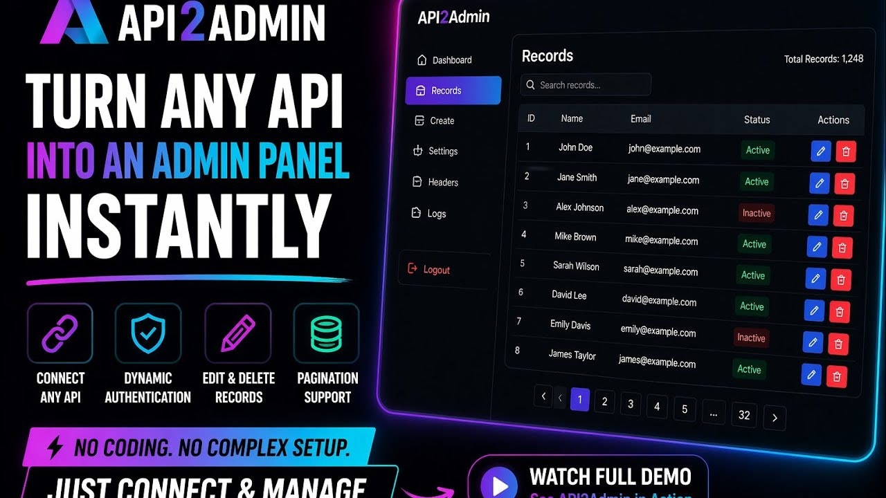 API2Admin gallery image