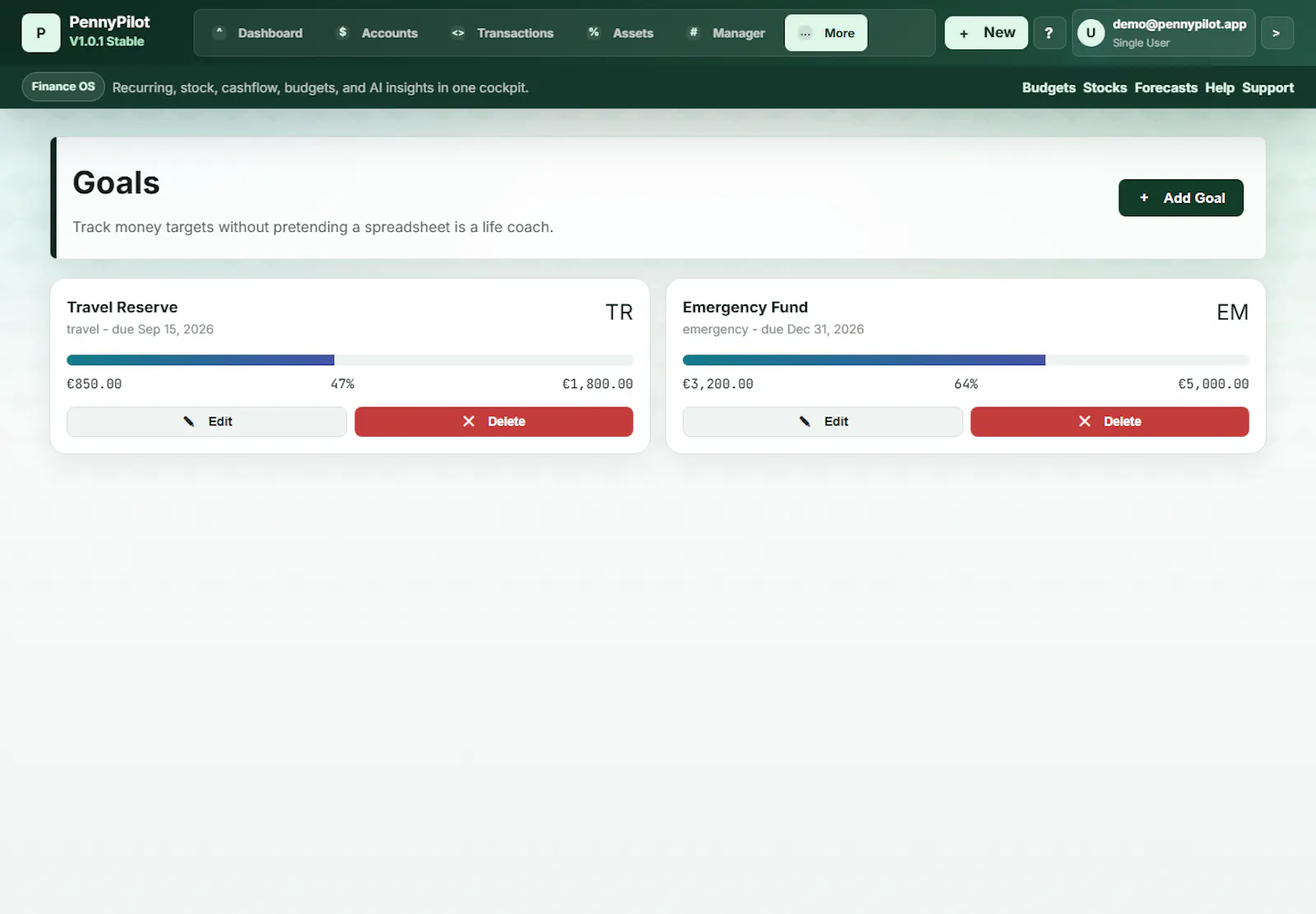 PennyPilot screenshot 1