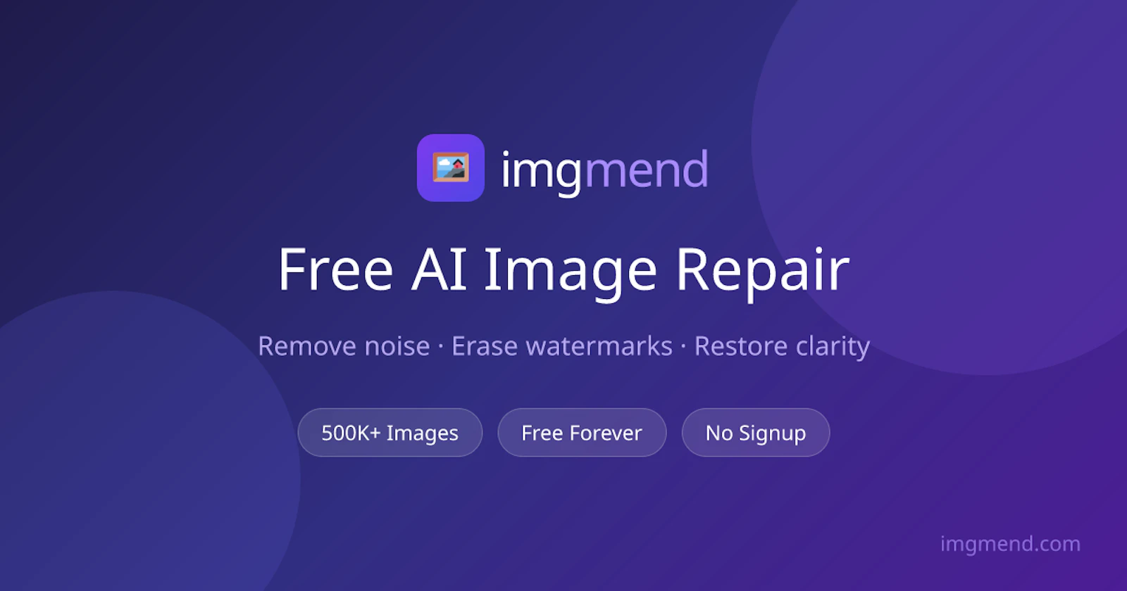 imgmend screenshot 1
