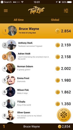 The Top List gallery image