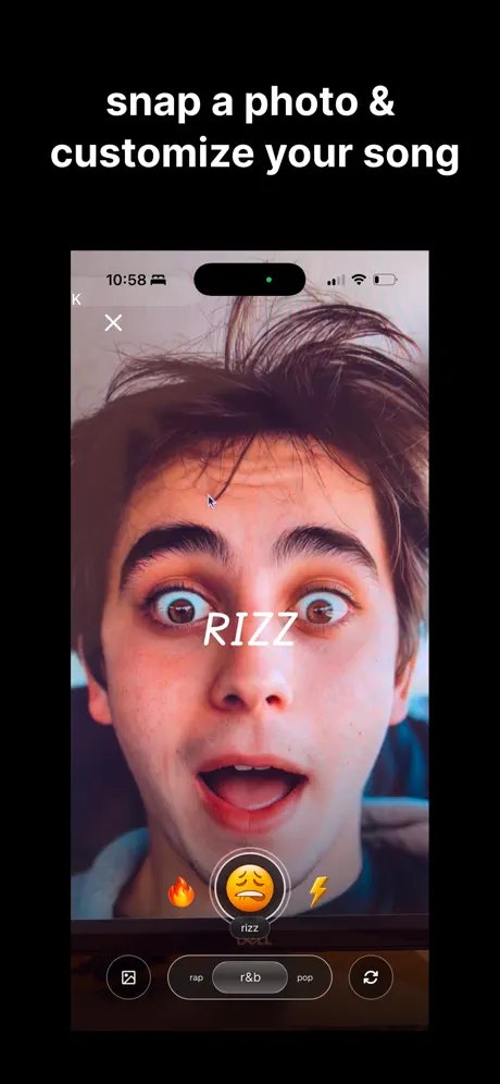 RizzMe.fun - Main product screenshot demonstrating key features and user interface