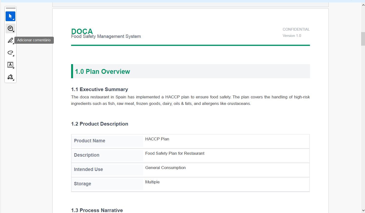 iLoveHACCP - Screenshot 3 showing product features and functionality