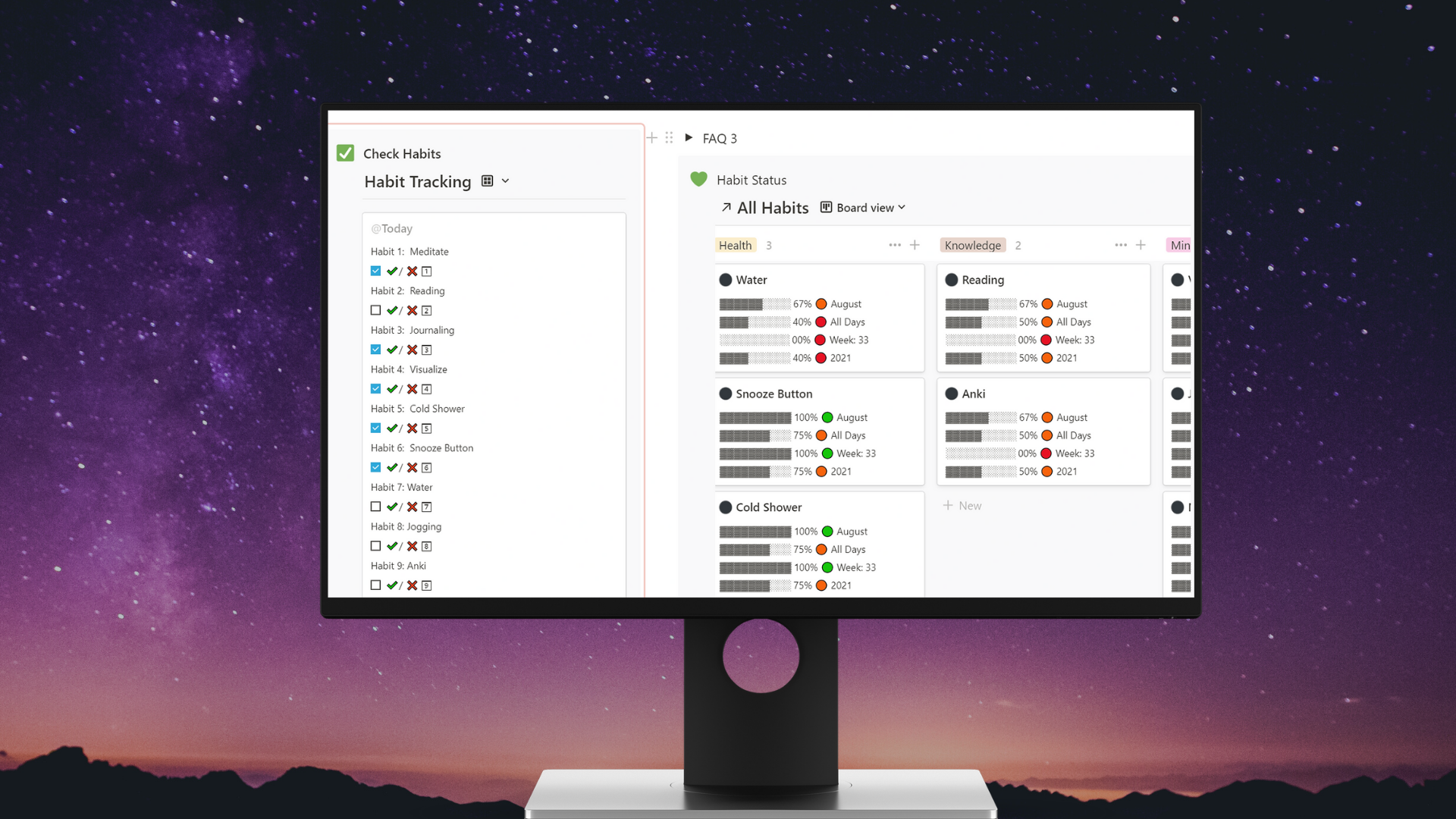 Notion Habit Tracker gallery image